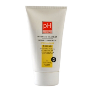 pH Intensiv Kur Color 150 ml - diese Intensiv-Kur wurde speziell zur Pflege von coloriertem, blondiertem und gestraehntem Haar entwickelt. Enthaelt einen Farbverstaerker.