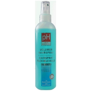 pH Volumen Haarspray flexible hold 250 ml - eine einzigartige Rezeptur mit speziellen Filmbildnern verleiht allen Haartypen außergewoehnliche Fuelle, bleibenden Halt und schimmernden Glanz. Volumen und leichter Halt.