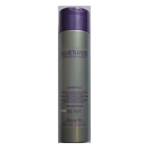 Silver Shampoo 250 ml - gibt dem Haar Feuchtigkeit und neutralisiert Gelbtoene. Keine gelben Haare, auch fuer Maenner.