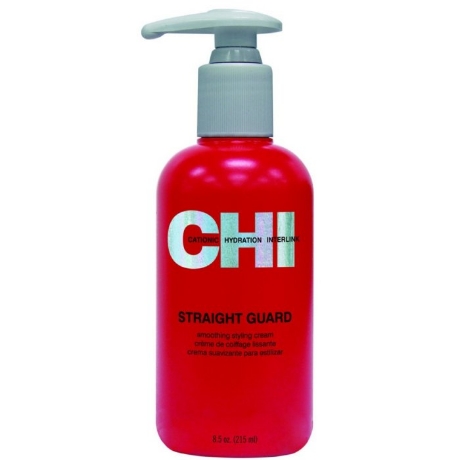 CHI Straight Guard Smoothing Styling Cream 200 g - Glaettungs-Styling Cream oder für Locken, vor dem Kneten ins nasse Haar.