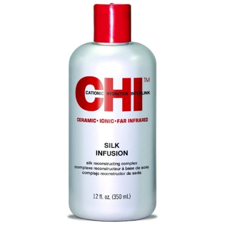 CHI Infra Silk Infusion 355 ml - Seide, repariert alle strapazierten Haare. Verbessert die Kaemmbarkeit deutlich.