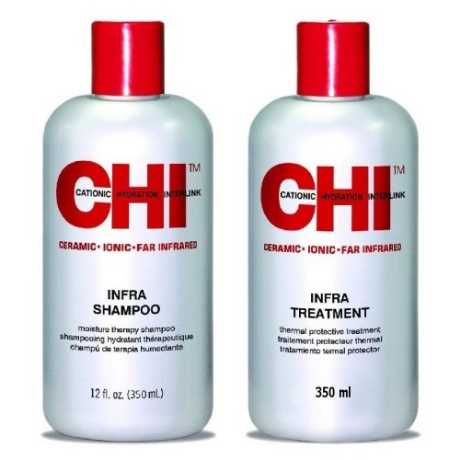 CHI Infra 2er Set - CHI Infra Shampoo 355ml, CHI Infra Treatment 355ml.