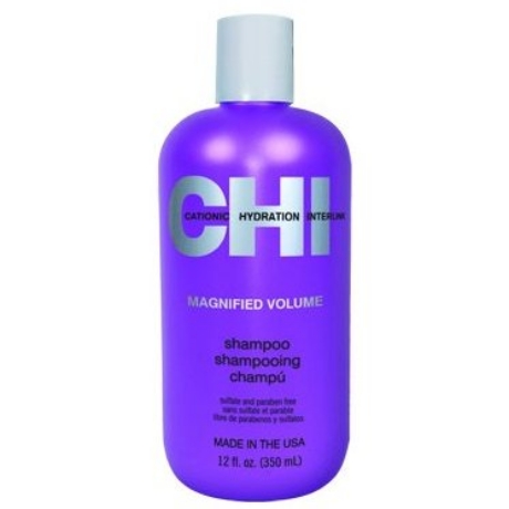 CHI Magnified Volume Shampoo 350 ml - speziell fuer feines Haar. Fuer mehr Volumen, Spannkraft, lang anhaltende Fuelle und optimalen Halt der Frisur.