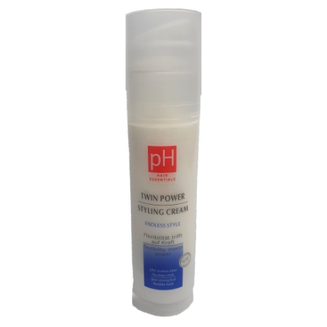pH Twin Power Styling Cream 100 ml - flexibler, starker Halt. Das Haar bleibt trotzdem elastisch und flexibel.